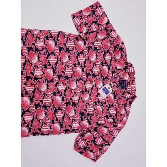 SADDLEBRED MEN'S COTTON-RAYON HAWAIIAN SHORT SLEEVE SHIRT SIZE M - Picture 8 of 8